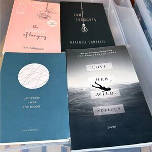 Set of Four Poetry Books